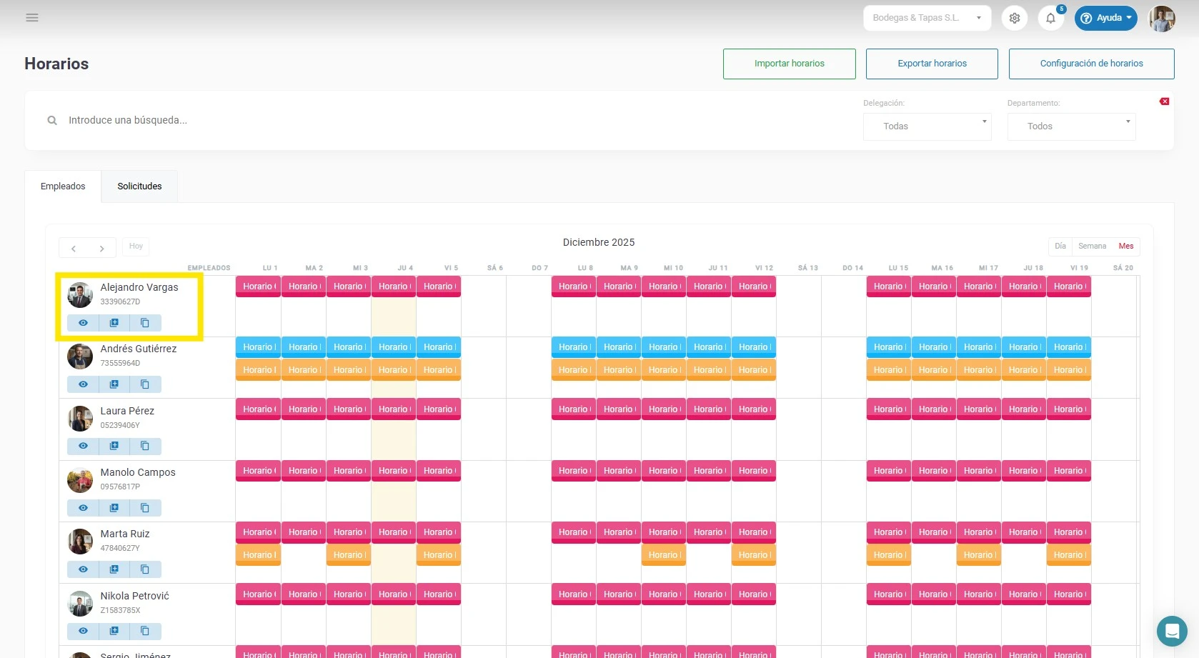 Configuración de calendarios y horarios para 2026 2