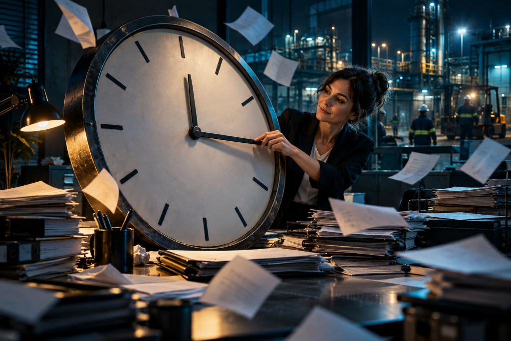 Cambio de hora de octubre de 2026 y gestión de turnos nocturnos